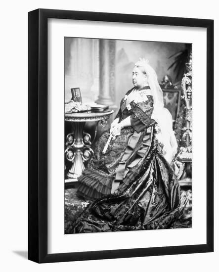 Queen Victoria of England-James Lafayette-Framed Giclee Print