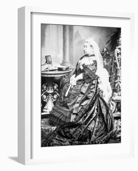 Queen Victoria of England-James Lafayette-Framed Giclee Print
