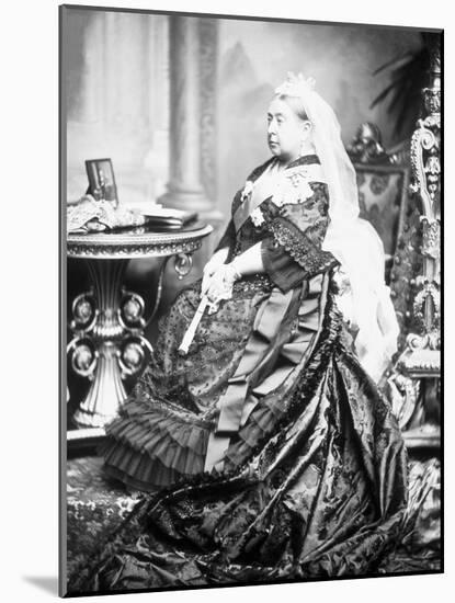 Queen Victoria of England-James Lafayette-Mounted Giclee Print