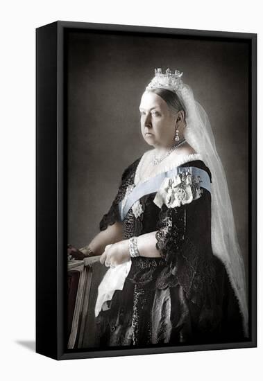 Queen Victoria of the United Kingdom, C1890-null-Framed Premier Image Canvas