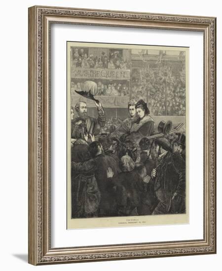 Queen Victoria on Her Way to St Paul's-Sir James Dromgole Linton-Framed Giclee Print