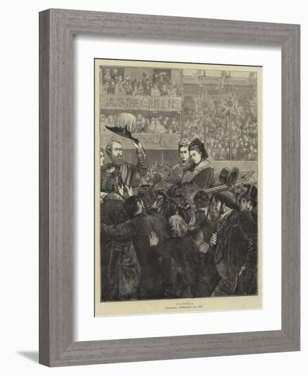 Queen Victoria on Her Way to St Paul's-Sir James Dromgole Linton-Framed Giclee Print