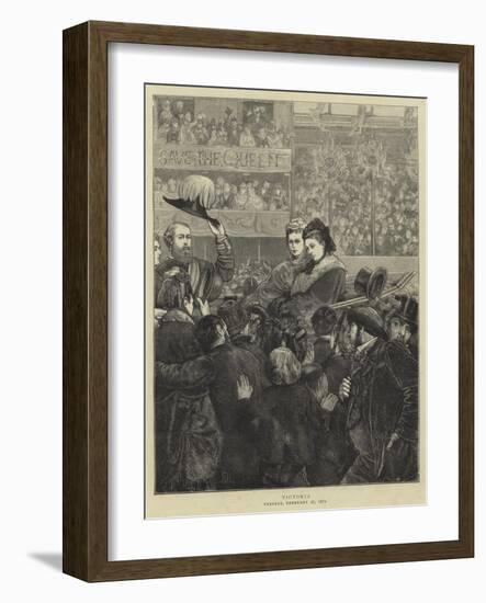 Queen Victoria on Her Way to St Paul's-Sir James Dromgole Linton-Framed Giclee Print