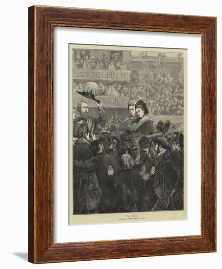 Queen Victoria on Her Way to St Paul's-Sir James Dromgole Linton-Framed Giclee Print