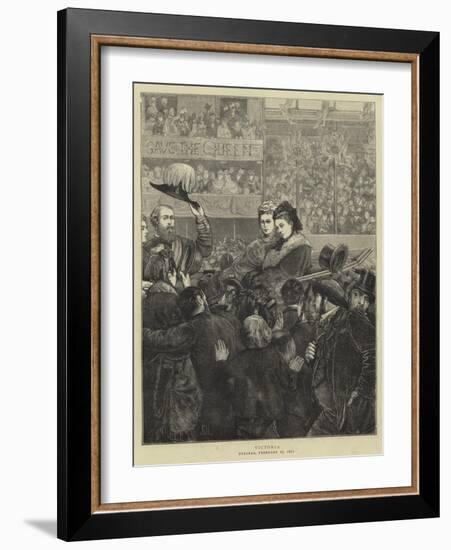 Queen Victoria on Her Way to St Paul's-Sir James Dromgole Linton-Framed Giclee Print