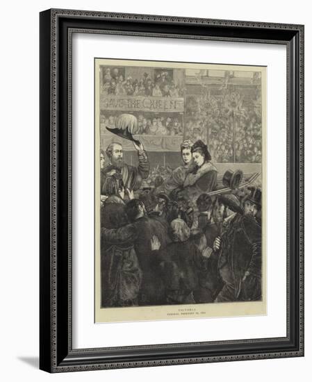 Queen Victoria on Her Way to St Paul's-Sir James Dromgole Linton-Framed Giclee Print