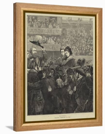 Queen Victoria on Her Way to St Paul's-Sir James Dromgole Linton-Framed Premier Image Canvas