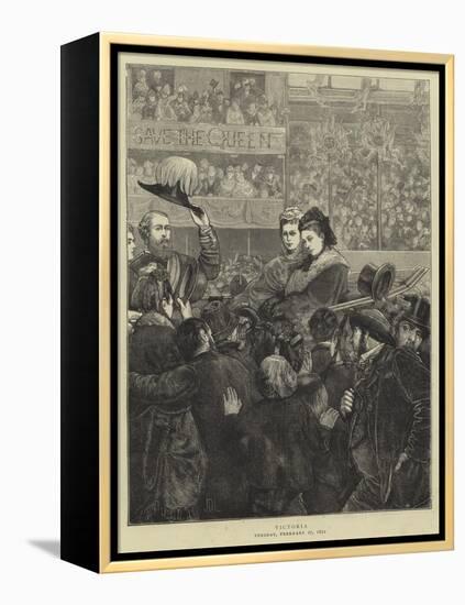 Queen Victoria on Her Way to St Paul's-Sir James Dromgole Linton-Framed Premier Image Canvas