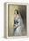 Queen Victoria on Her Wedding Day-null-Framed Premier Image Canvas