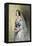 Queen Victoria on Her Wedding Day-null-Framed Premier Image Canvas