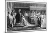Queen Victoria Receiving the Sacrament at Her Coronation, June 1838-Charles Robert Leslie-Mounted Giclee Print