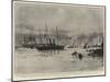 Queen Victoria's Last Sea Journey, the Royal Yacht Alberta, Steaming into Portsmouth Harbour-William Lionel Wyllie-Mounted Giclee Print