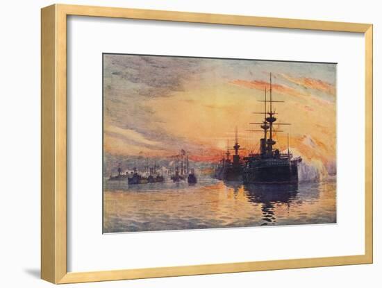 'Queen Victoria's Last Voyage, February 1, 1901', 1906-Unknown-Framed Giclee Print