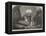 Queen Victoria Visiting the Tomb of Frederick the Great-null-Framed Premier Image Canvas