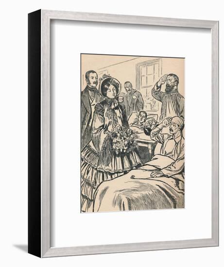 'Queen Victoria Visits Her Wounded Soldiers', c1907-Unknown-Framed Giclee Print