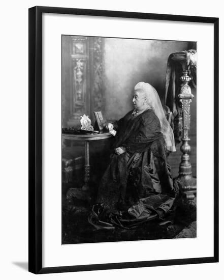 Queen Victoria, Windsor, May 1897-null-Framed Photographic Print