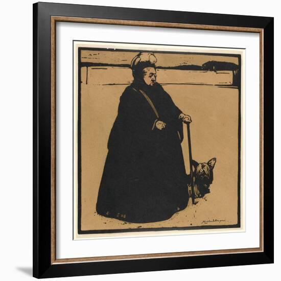 Queen Victoria (Woodcut)-William Nicholson-Framed Giclee Print