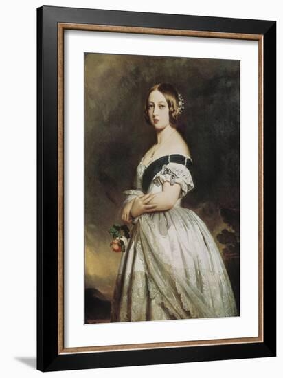 Queen Victoria-Franz Xaver Winterhalter-Framed Art Print