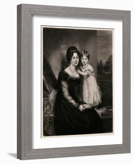 Queen Victoria-William Beechey-Framed Art Print