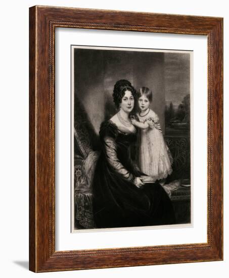 Queen Victoria-William Beechey-Framed Art Print