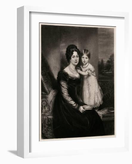 Queen Victoria-William Beechey-Framed Art Print