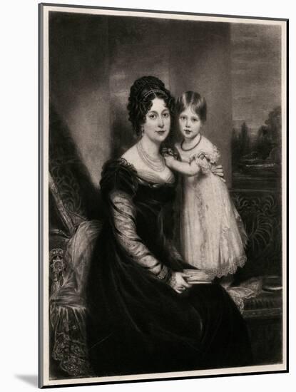 Queen Victoria-William Beechey-Mounted Art Print