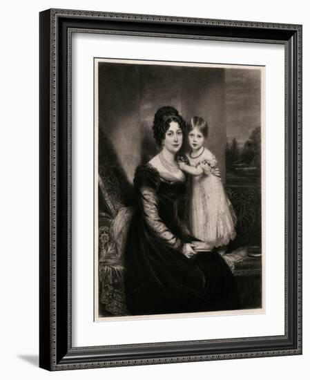 Queen Victoria-William Beechey-Framed Art Print