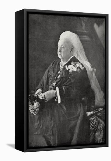 Queen Victoria-English Photographer-Framed Premier Image Canvas