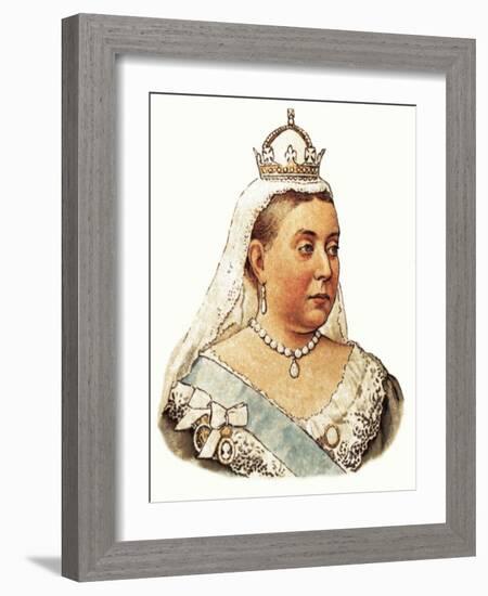 Queen Victoria-English-Framed Giclee Print