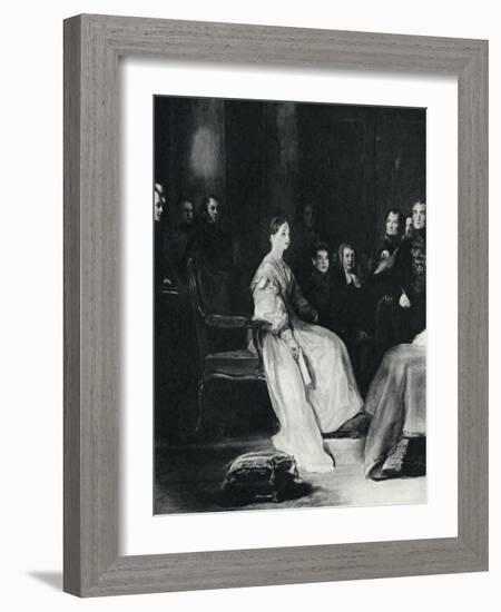 Queen Victoria-David Wilkie-Framed Giclee Print