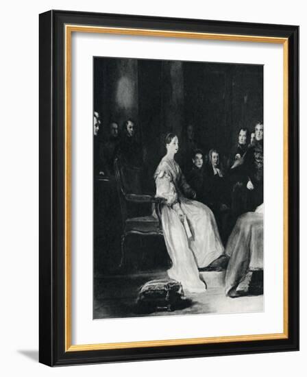 Queen Victoria-David Wilkie-Framed Giclee Print