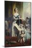 Queen Viktoria of England with Her Children-John Calcott Horsley-Mounted Giclee Print