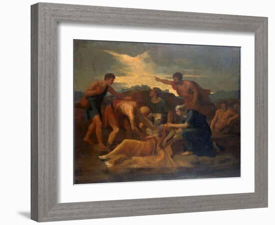 Queen Zenobia, 1640s-Nicolas Poussin-Framed Giclee Print