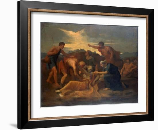 Queen Zenobia, 1640s-Nicolas Poussin-Framed Giclee Print