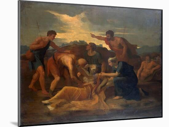 Queen Zenobia, 1640s-Nicolas Poussin-Mounted Giclee Print