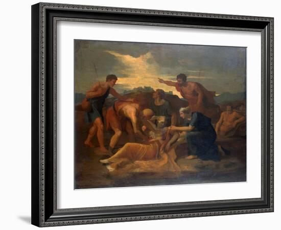 Queen Zenobia, 1640s-Nicolas Poussin-Framed Giclee Print