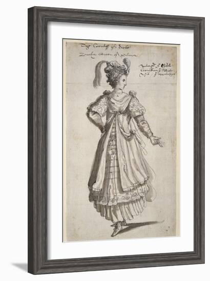 Queen Zenobia, C.1609-Inigo Jones-Framed Giclee Print