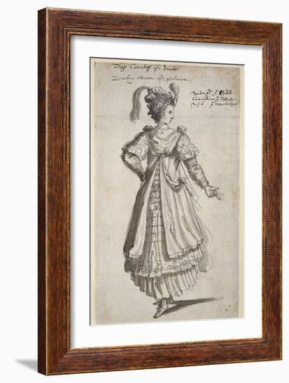 Queen Zenobia, C.1609-Inigo Jones-Framed Giclee Print