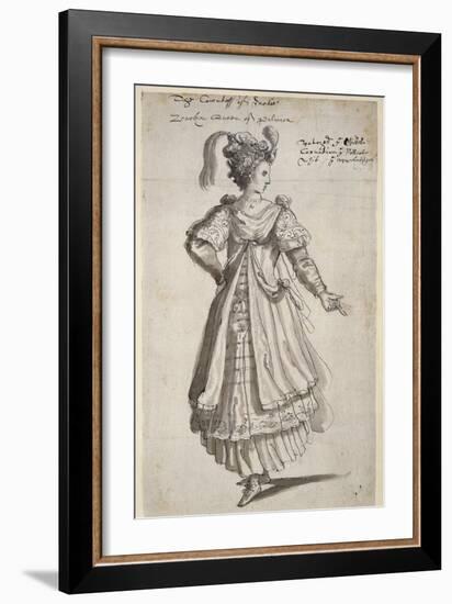 Queen Zenobia, C.1609-Inigo Jones-Framed Giclee Print