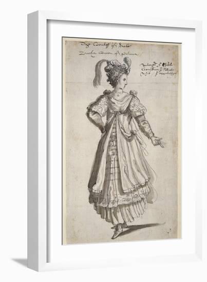 Queen Zenobia, C.1609-Inigo Jones-Framed Giclee Print