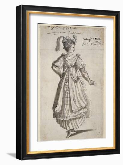 Queen Zenobia, C.1609-Inigo Jones-Framed Giclee Print