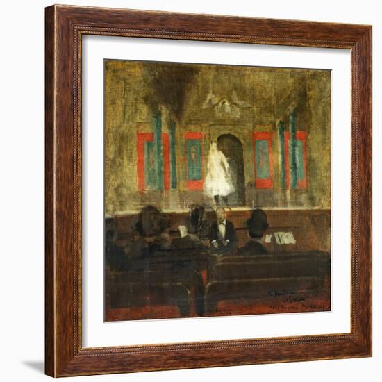 Queenie Lawrence on the Stage at Gatti's, C. 1888-Walter Richard Sickert-Framed Giclee Print