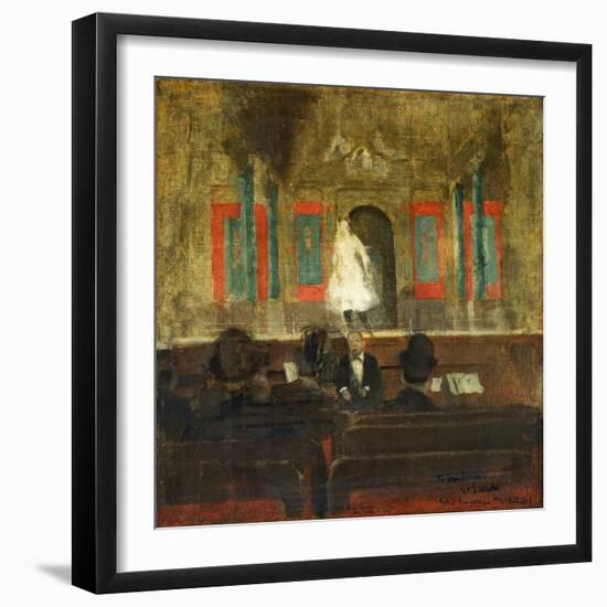 Queenie Lawrence on the Stage at Gatti's, C. 1888-Walter Richard Sickert-Framed Giclee Print