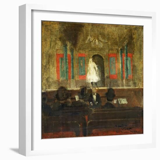 Queenie Lawrence on the Stage at Gatti's, C. 1888-Walter Richard Sickert-Framed Giclee Print