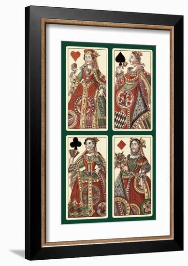 Queens (Bauern Hochzeit Deck)-Andreas Benedictus Gobl-Framed Art Print