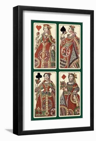 Queens (Bauern Hochzeit Deck)-Andreas Benedictus Gobl-Framed Art Print