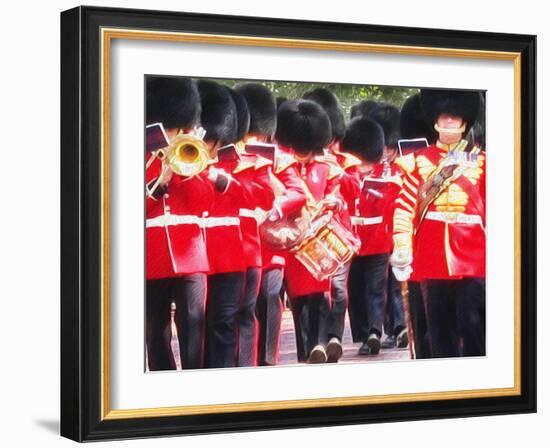 Queens Guards-Tosh-Framed Art Print