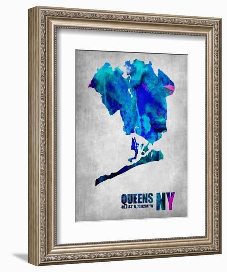Queens New York-NaxArt-Framed Art Print