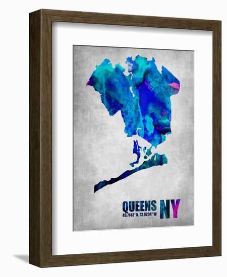 Queens New York-NaxArt-Framed Art Print