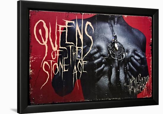 Queens of the Stone Age-Kii Arens-Framed Art Print